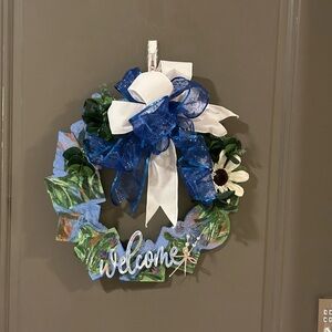Welcome Family & Friends, Wreath